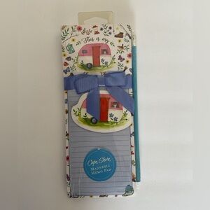 Cape Shore Magnetic Note  Pads and Pencil. NWT